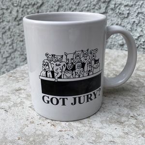Los Angeles County California Superior Court “Got Jury?” Cartoon Coffee Mug Cup